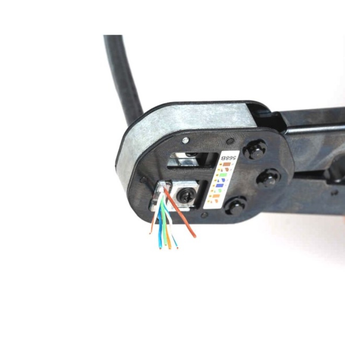 Кримпер для проходных коннекторов RJ45 и RJ11/12 с обжимным инструментом для хвостиков экранированных CAT6A, Jonard UC-4511 98_98.jpg - фото 3