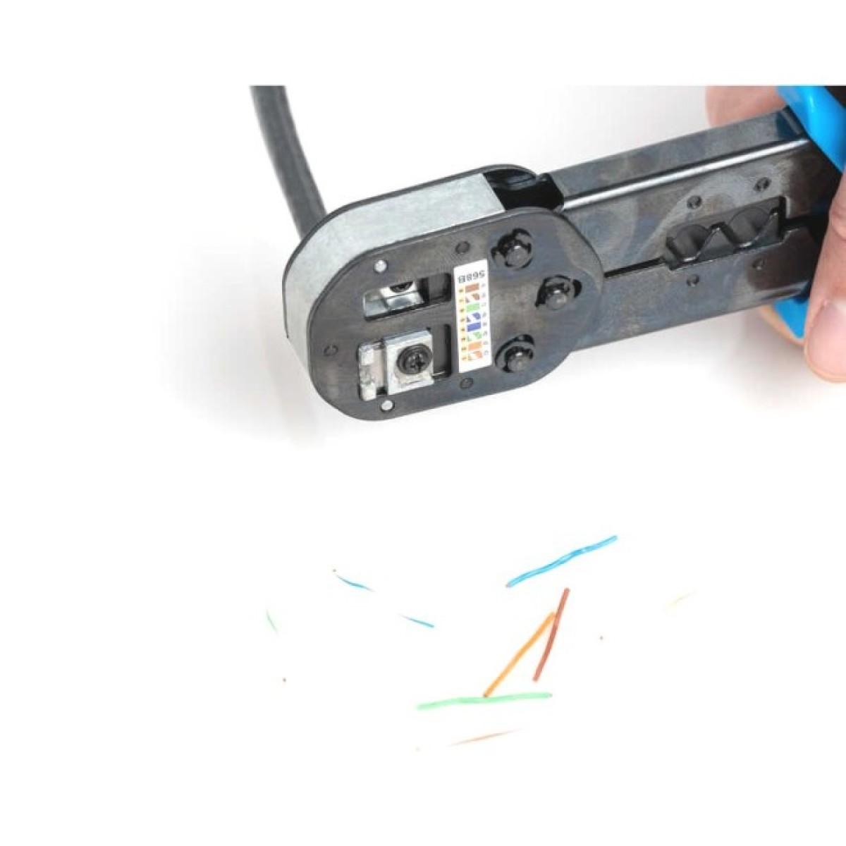 Кримпер для проходных коннекторов RJ45 и RJ11/12 с обжимным инструментом для хвостиков экранированных CAT6A, Jonard UC-4511 98_98.jpg - фото 7