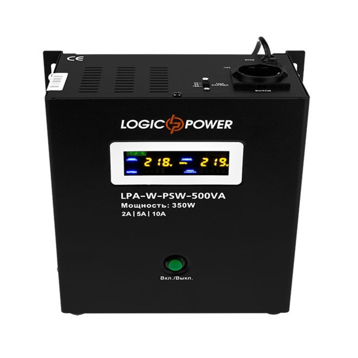 ИБП для котла Logicpower LPA-W-PSW-500VA(350Вт)2A/5A/10A с правильной синусоидой 12В 98_98.jpg - фото 3