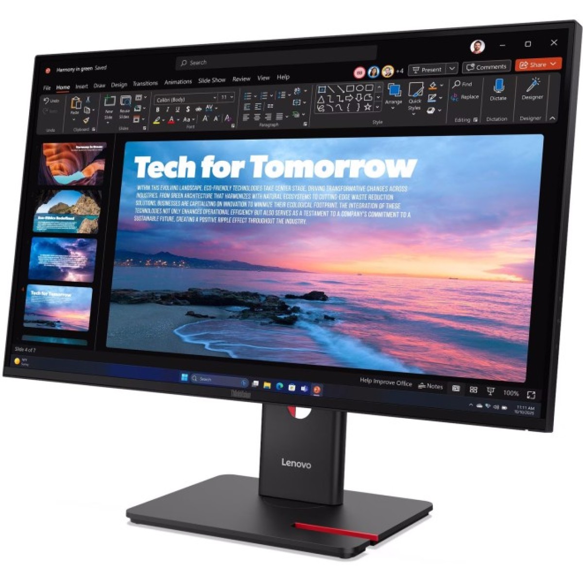 Монітор Lenovo T27QD-40 (64AAGAT2UA) 98_98.jpg - фото 3
