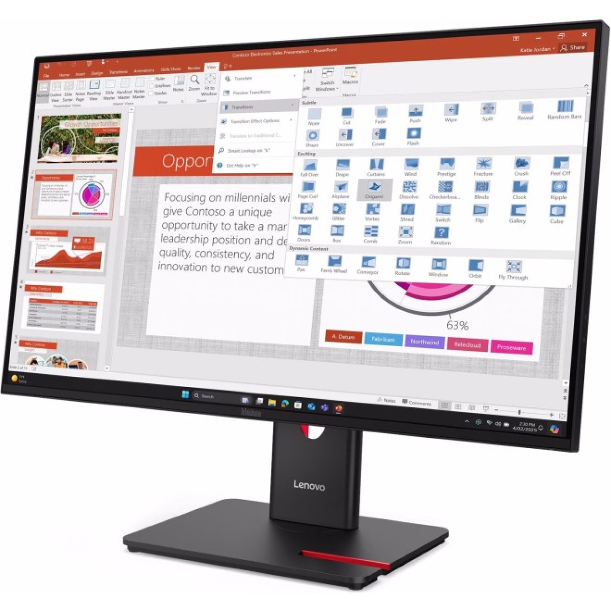 Монітор Lenovo T27-40 (64A5MAT6UA) 98_98.jpg - фото 3