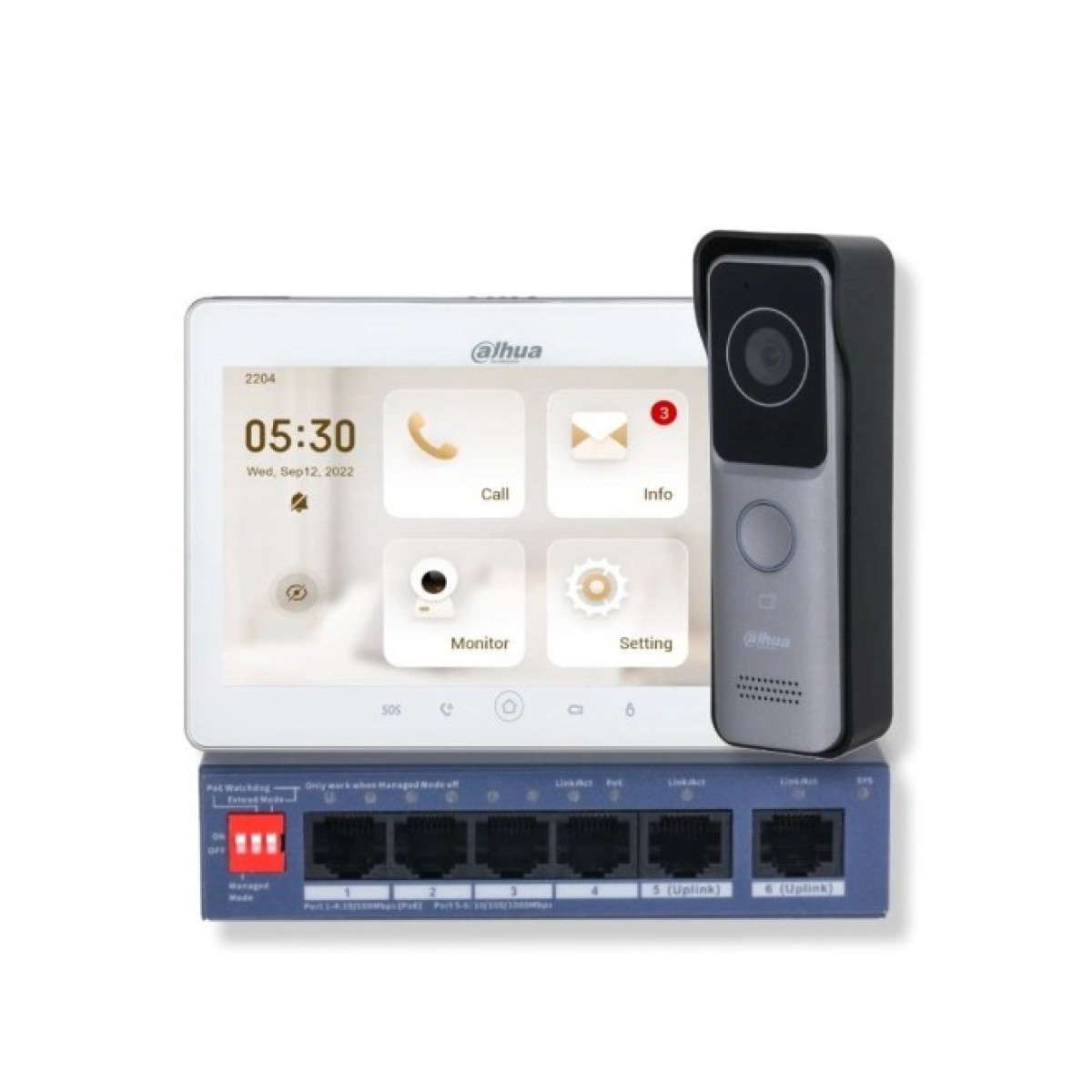 Комплект відеодомофону Dahua KIT(medium) - big screen 256_256.jpg