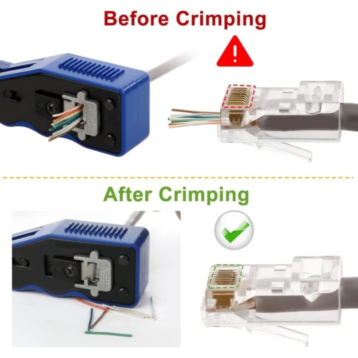Инструмент для обжима проходных 8P/RJ45, с зачисткой кабеля и резаком 98_98.jpg - фото 5