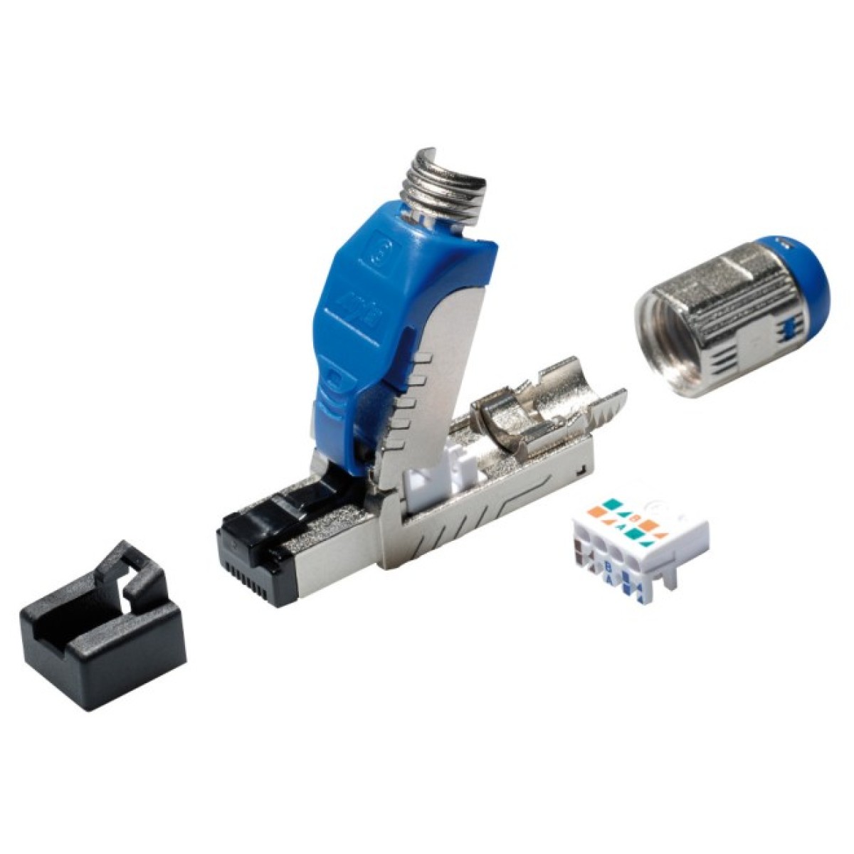 Коннектор RJ45 STP кат. 8, безинструментальный 98_98.jpg - фото 3
