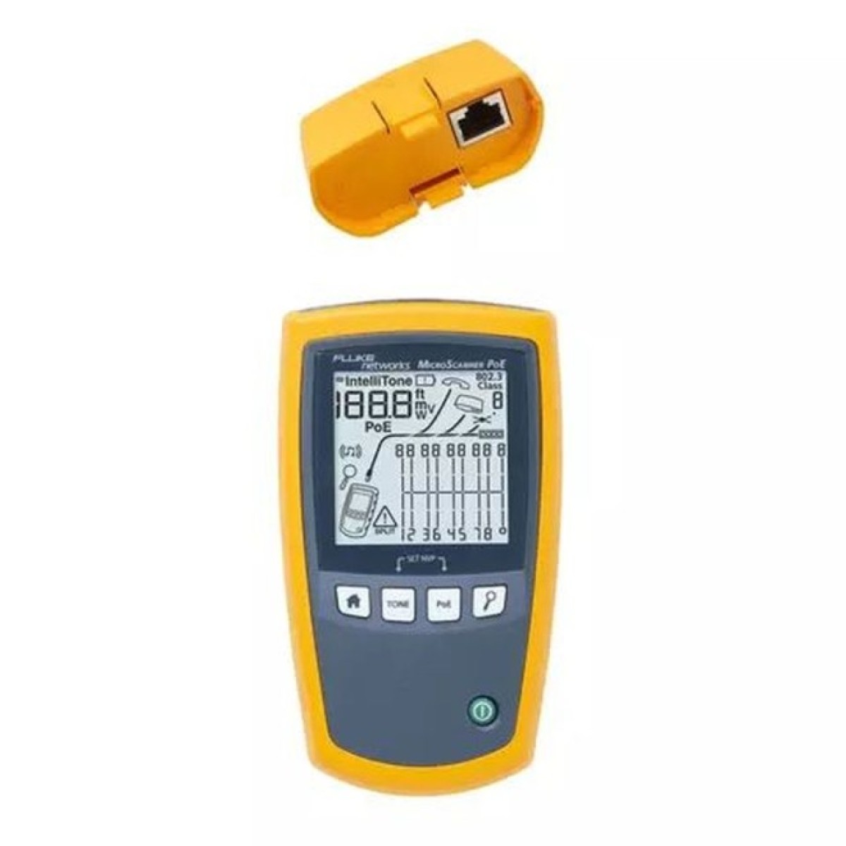Тестер кабеля Fluke Networks MicroScanner™ (MS-POE-KIT) 98_98.jpg - фото 4