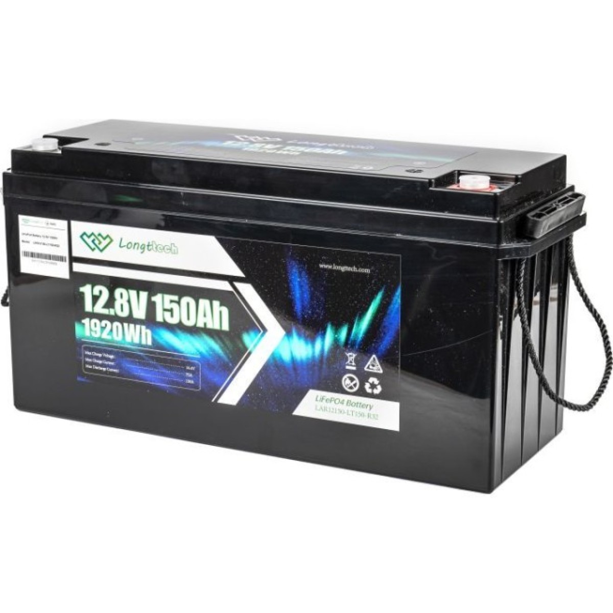 Батарея LiFePo4 Longttech 12.8V - 150Ah (LAR12150-LT150-R32) 98_98.jpg - фото 4