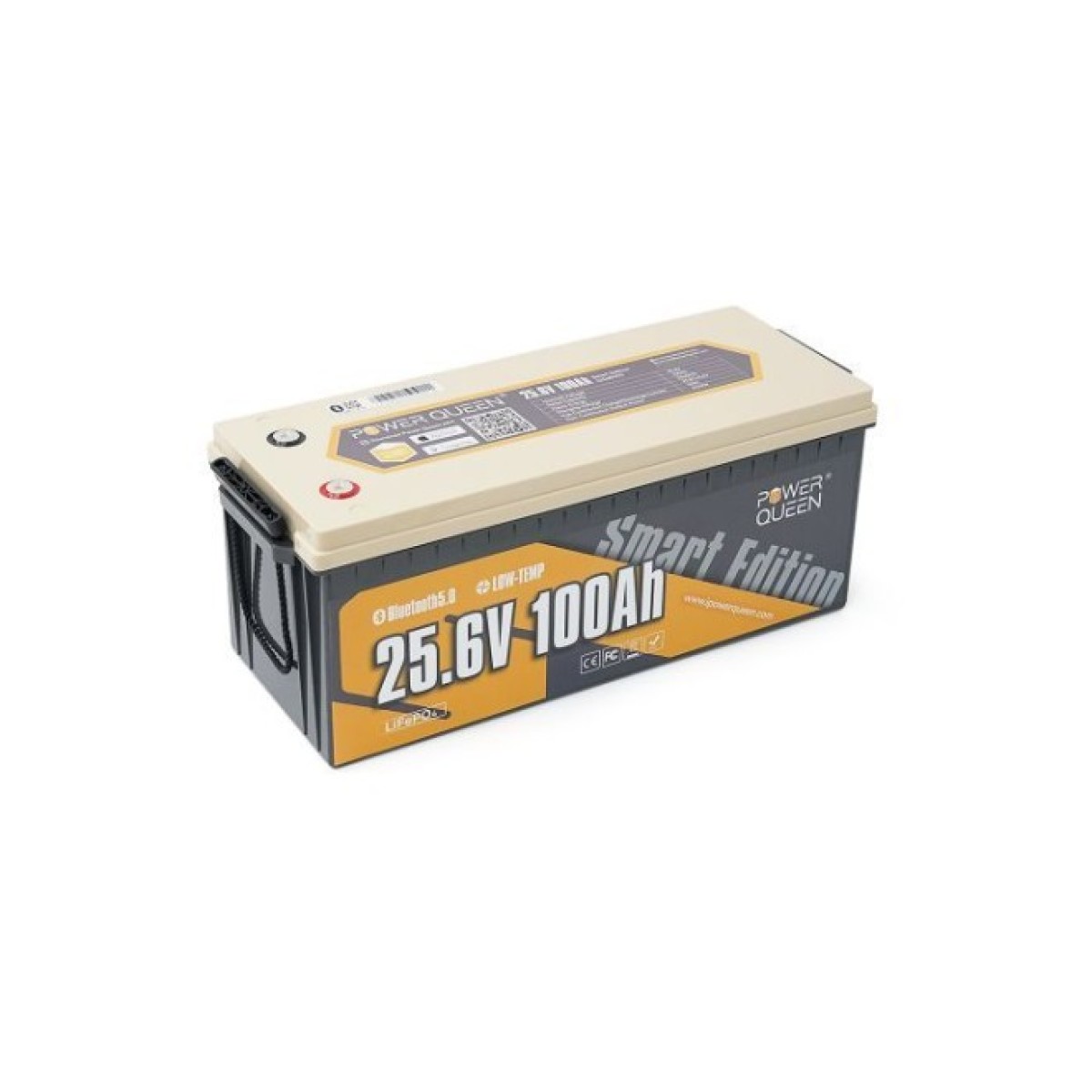 Батарея LiFePo4 Power Queen 25.6V 100Ah BT (PowerQueen-24V100Ah-BT) 98_98.jpg - фото 2