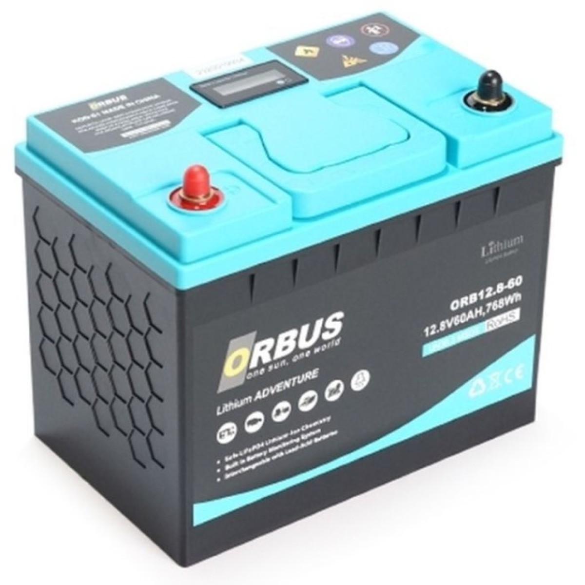 Батарея LiFePo4 Orbus LiFePO4 12.8V - 60Ah (LIT12-60) 256_256.jpg