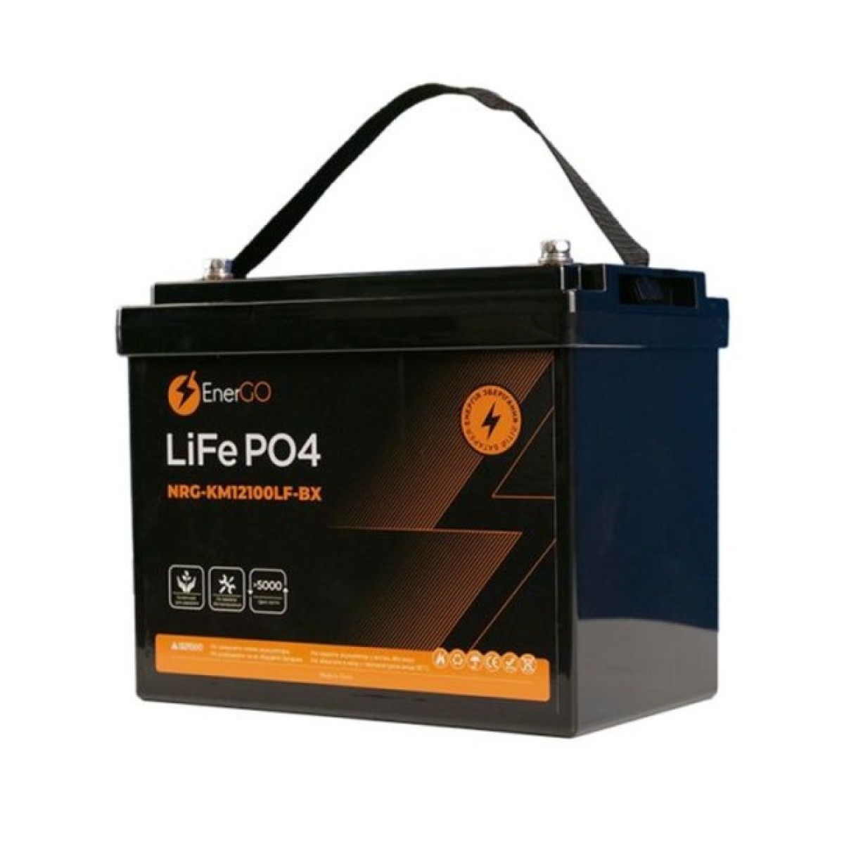 Аккумулятор EnerGo LiFePO4 12V 100Ah (NRG-KM12100LF-BX) 98_98.jpg - фото 4
