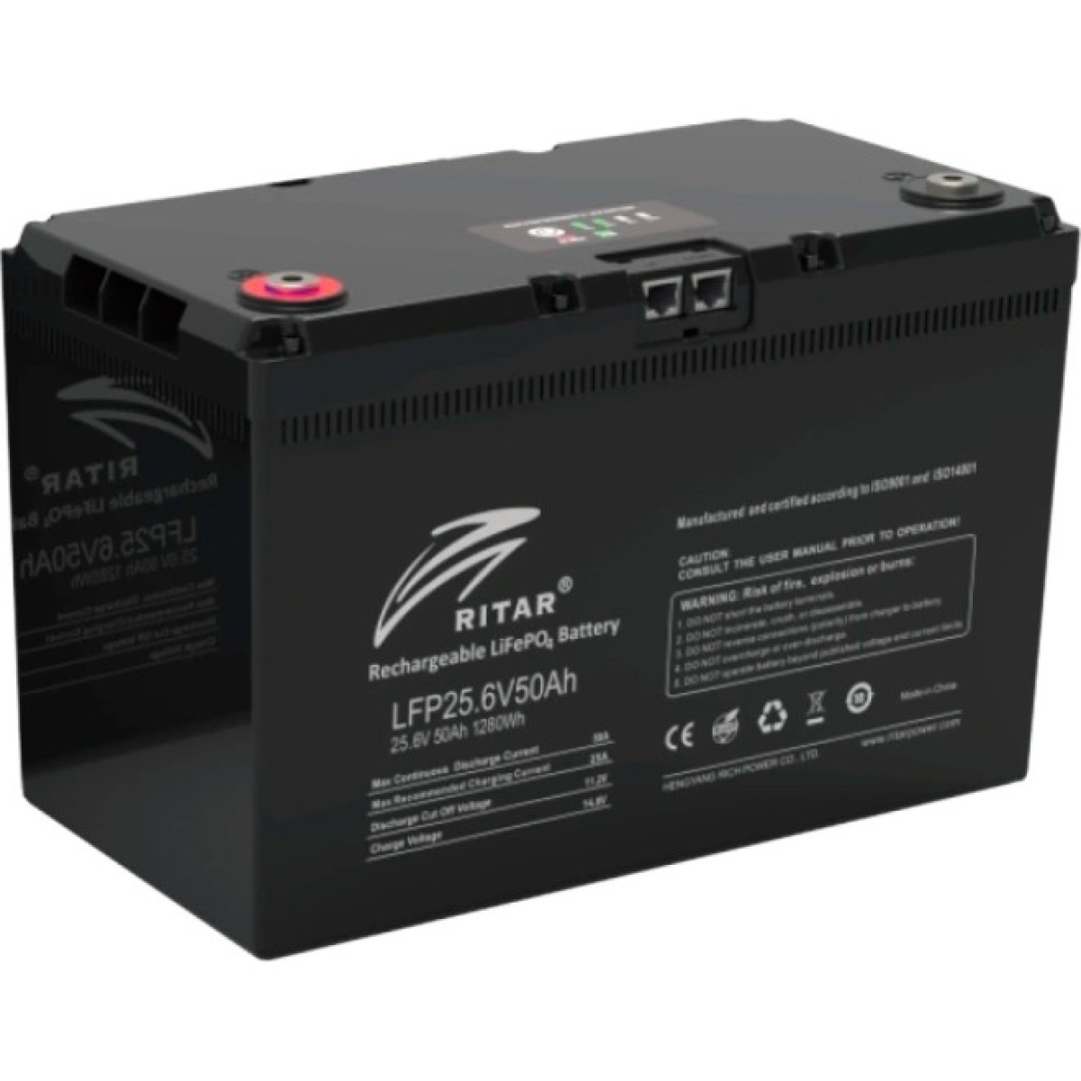 Батарея LiFePo4 Ritar R-LFP 25.6V 50Ah (LFP25.6V50AH G3) 256_256.jpg