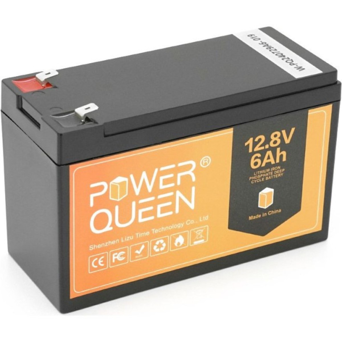 Батарея LiFePo4 Power Queen 12.8V-6Ah (Power Quee-LiFePO4-12.8-6) 98_98.jpg - фото 2