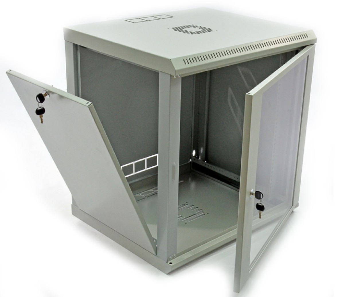 Шкаф настенный серверный 12U эконом, акрил (UA-MGSWL125G) 98_85.jpg - фото 3