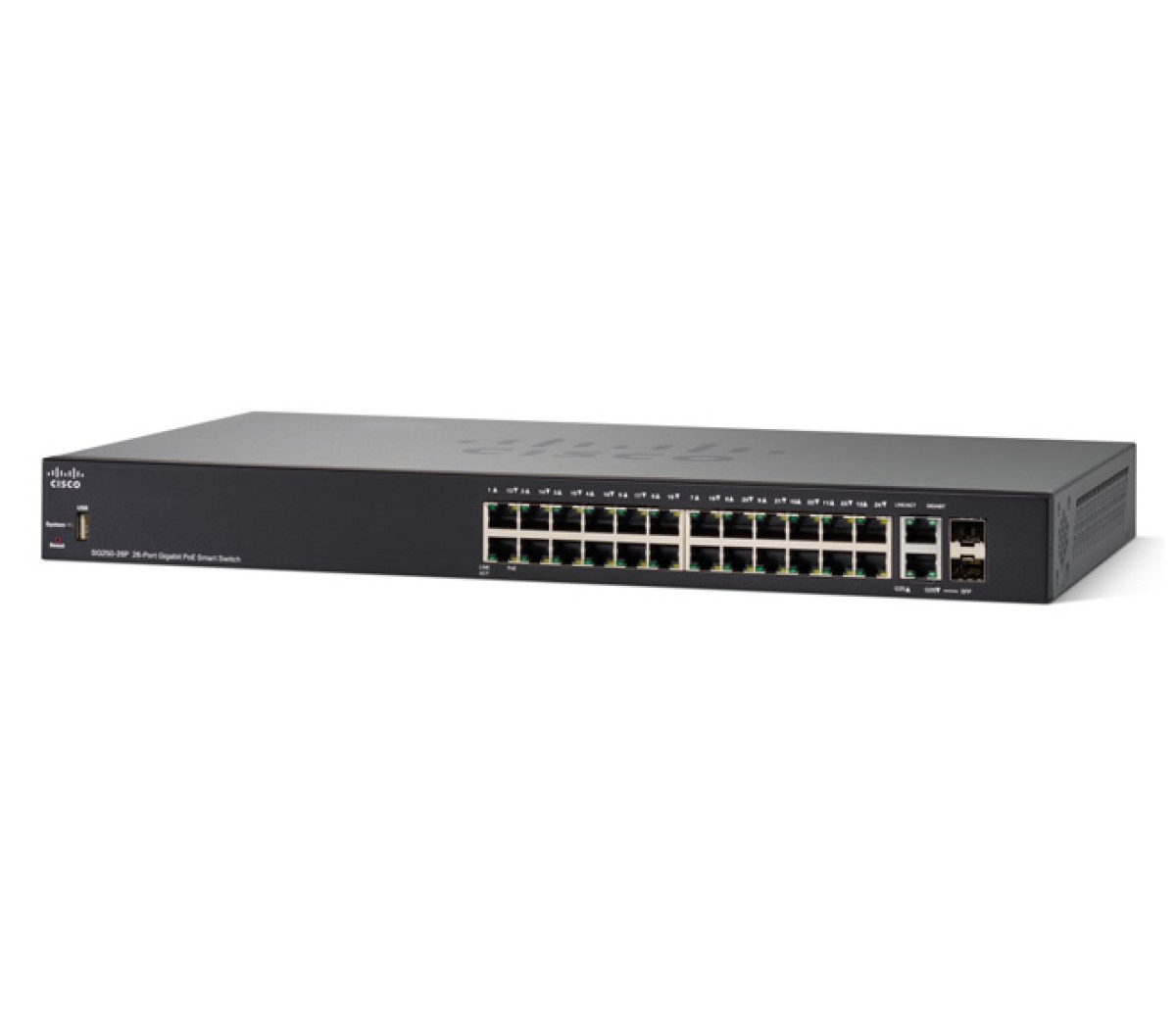 Комутатор Cisco SB SG250-26P 26-port Gigabit PoE Switch 98_85.jpg
