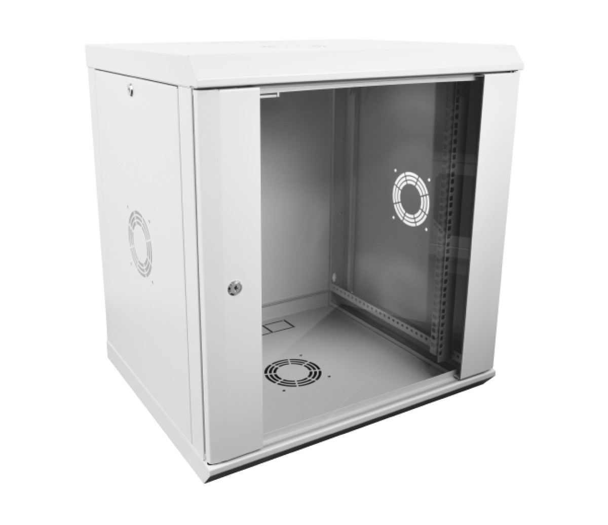 Настенный серверный шкаф 15U-500, стекло, серый 98_85.jpg - фото 2
