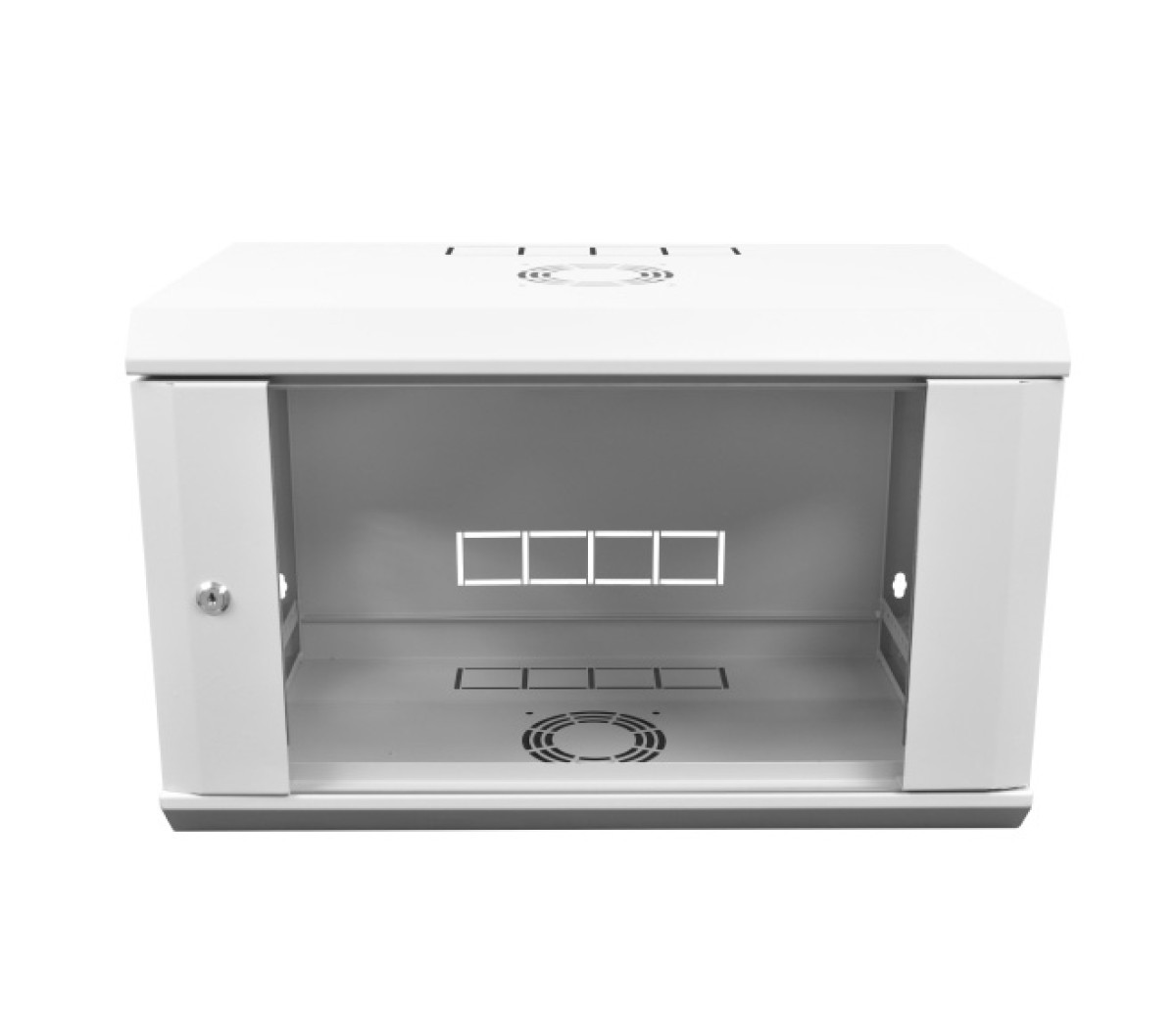 Настенный серверный шкаф 9U, 350, стекло, серый 98_85.jpg - фото 1