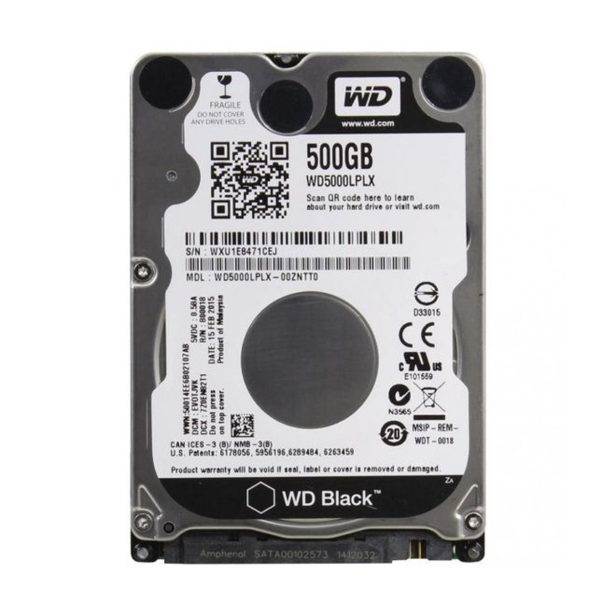 Жесткий диск WD Black 500GB 7mm (WD5000LPSX) 98_98.jpg
