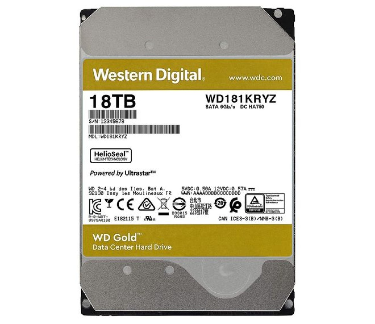 Жесткий диск WD Gold 16TB (WD161KRYZ) 256_221.jpg