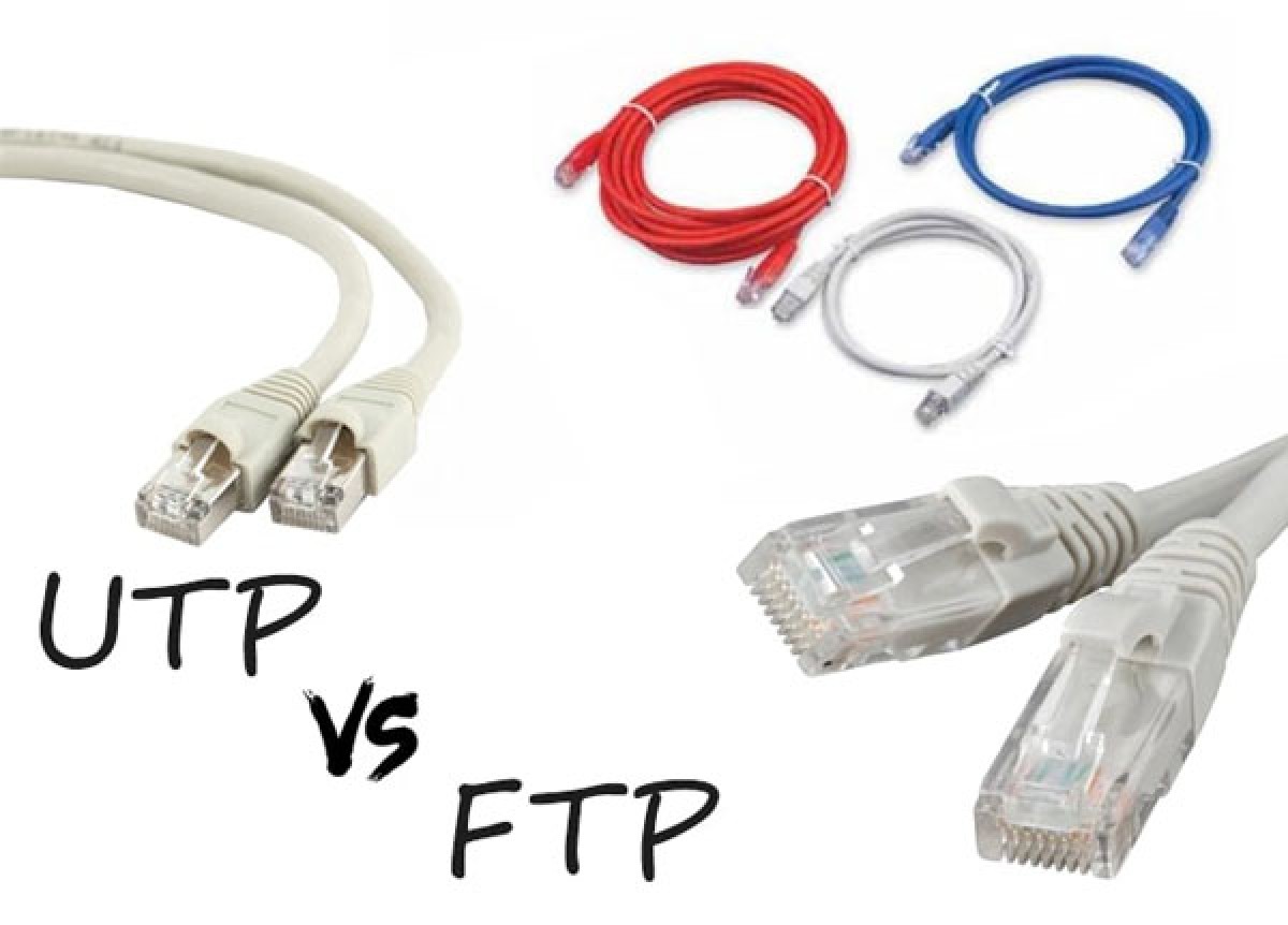 Разница между патч кордами UTP и FTP - фото