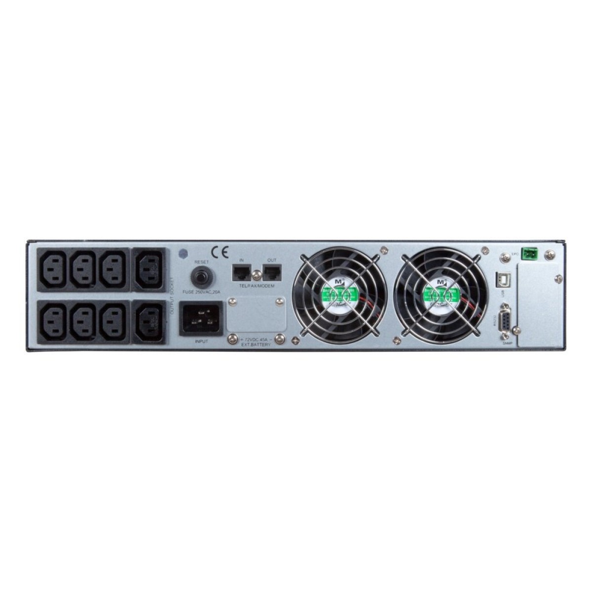 EA903P-SRT ИБП EAST 3000VA/2700W online USB 8 IEC LCD 98_98.jpg - фото 4