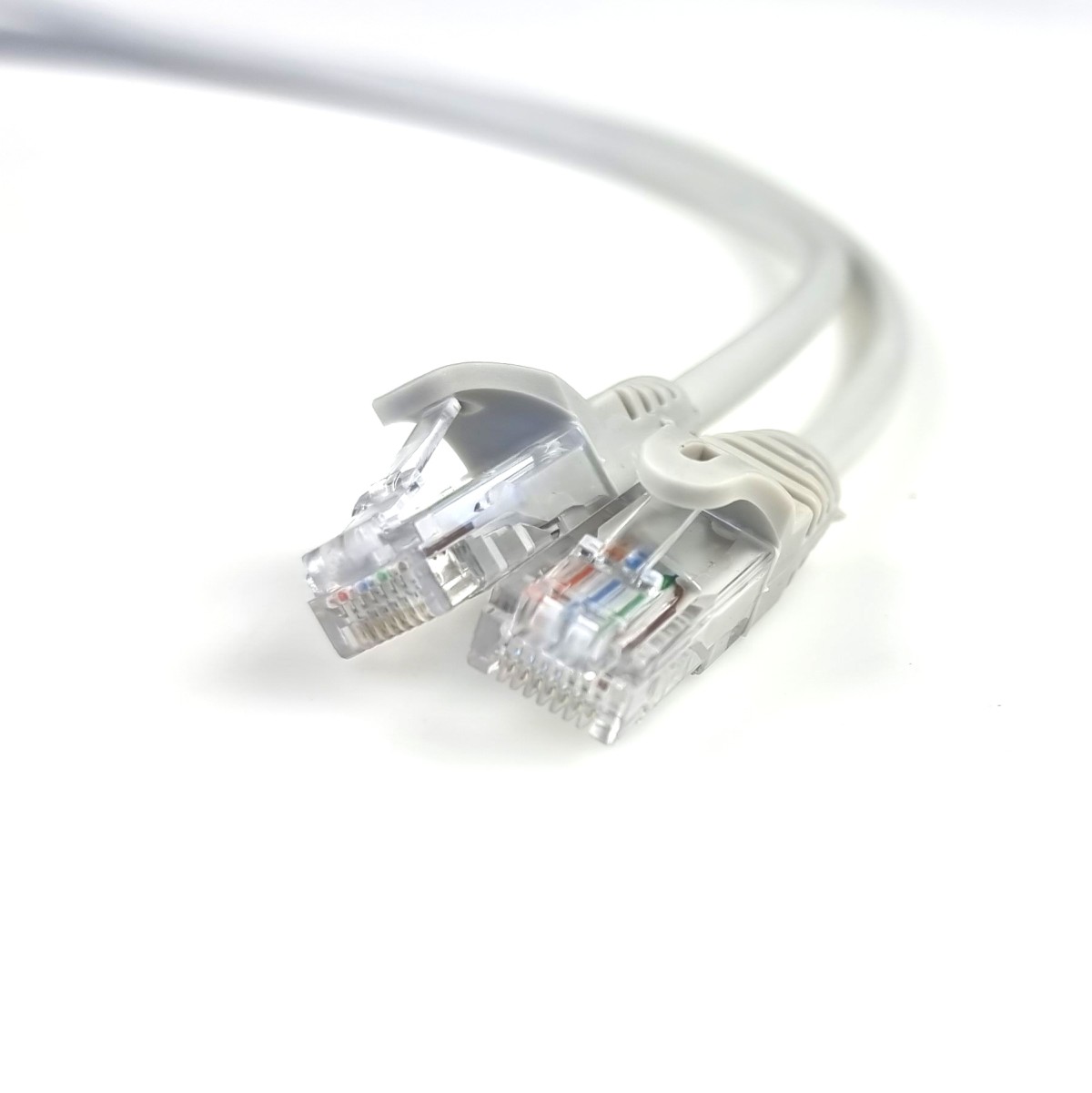 Интернет кабель 1,5м UTP литой серый RJ45 кат. 5е 98_98.jpg - фото 3