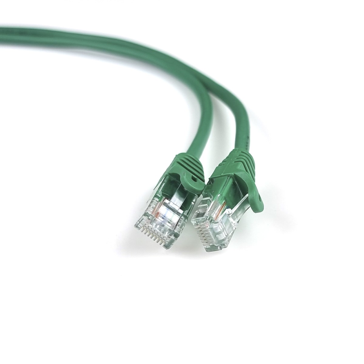 Интернет кабель RJ45 UTP литой зеленый 2м кат. 5Е 98_98.jpg - фото 3