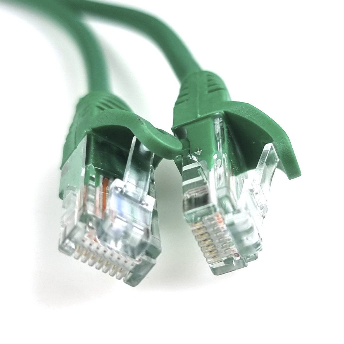Интернет кабель RJ45 UTP литой зеленый 2м кат. 5Е 98_98.jpg - фото 4