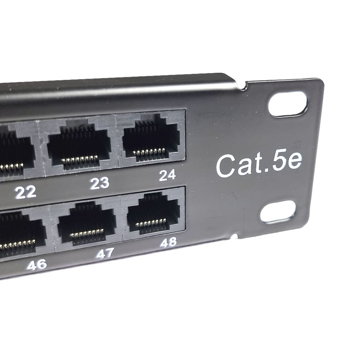 Патч панель 48 портів UTP 1U кат.5е з тримачем кабелю 19" 98_98.jpg - фото 3