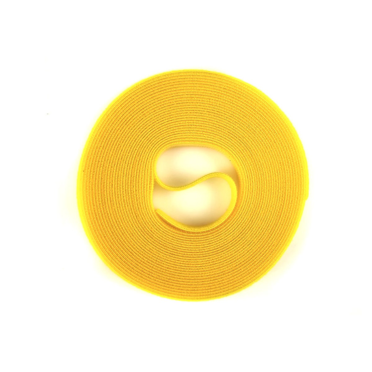 Двухсторонняя стяжка-липучка, 10мм x 5м, моток, желтая, EServer 98_98.jpg - фото 4