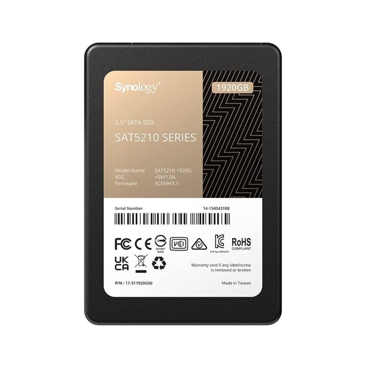 Накопичувач SSD Synology 1.92TB SATA 2.5" (SAT5210-1920G) 256_256.jpg