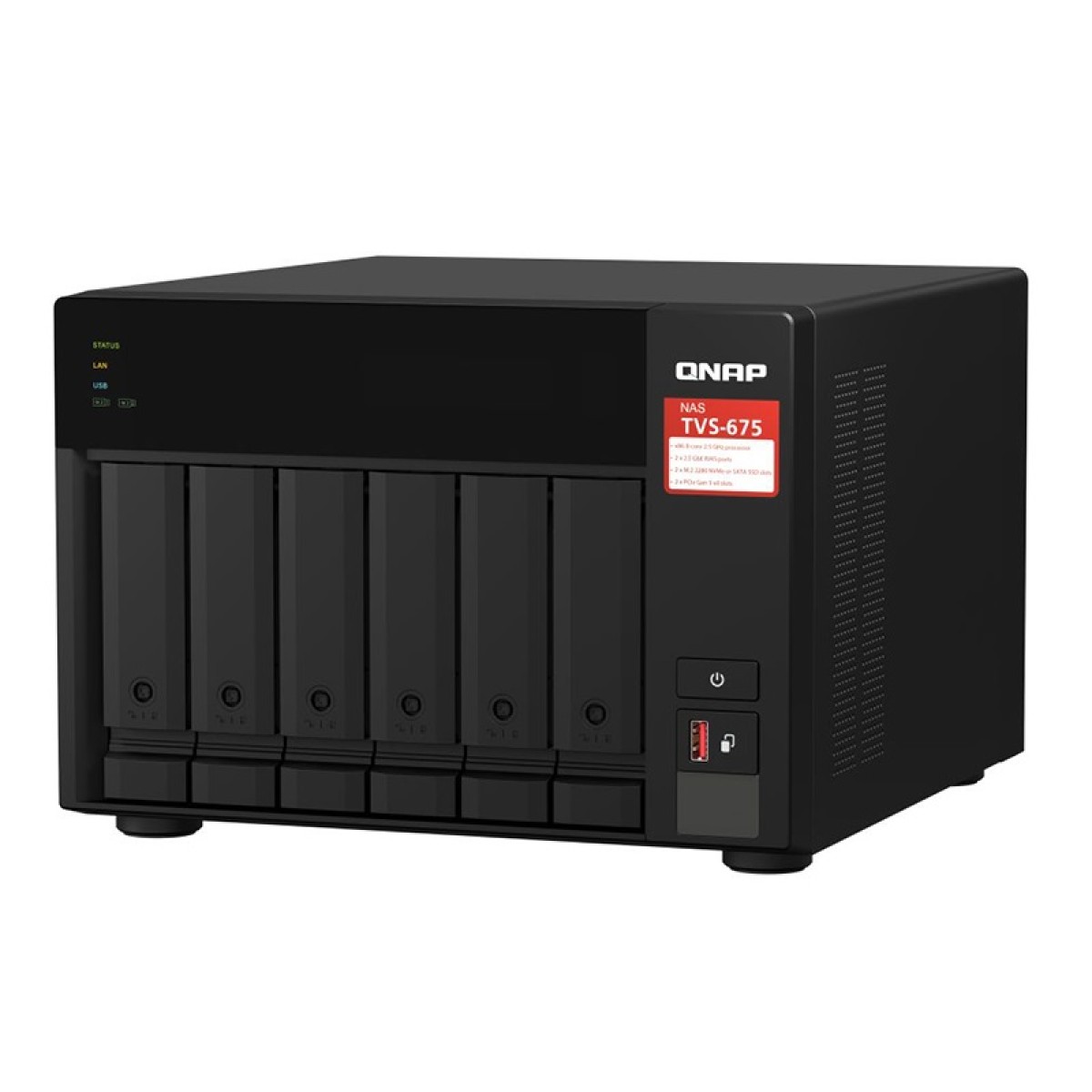 Мережеве сховище QNAP TVS-675-8G 98_98.jpg - фото 5