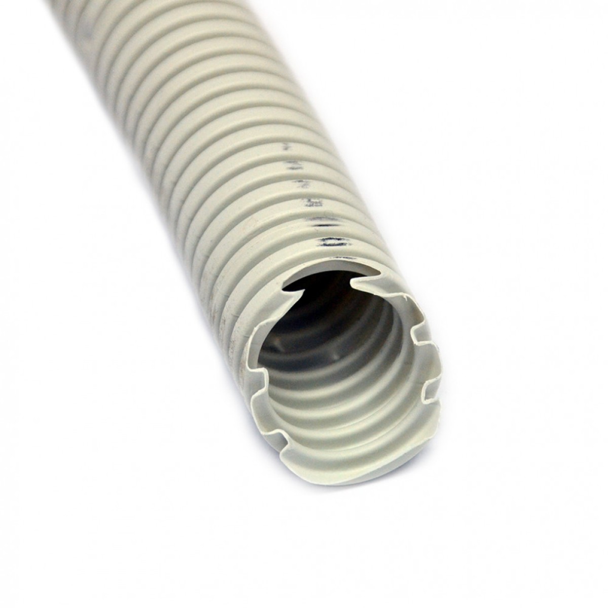 Гофро-труба D25 мм, PVC внутр. з протяжкою, 50 м, сіра, KOPOS 256_256.jpg