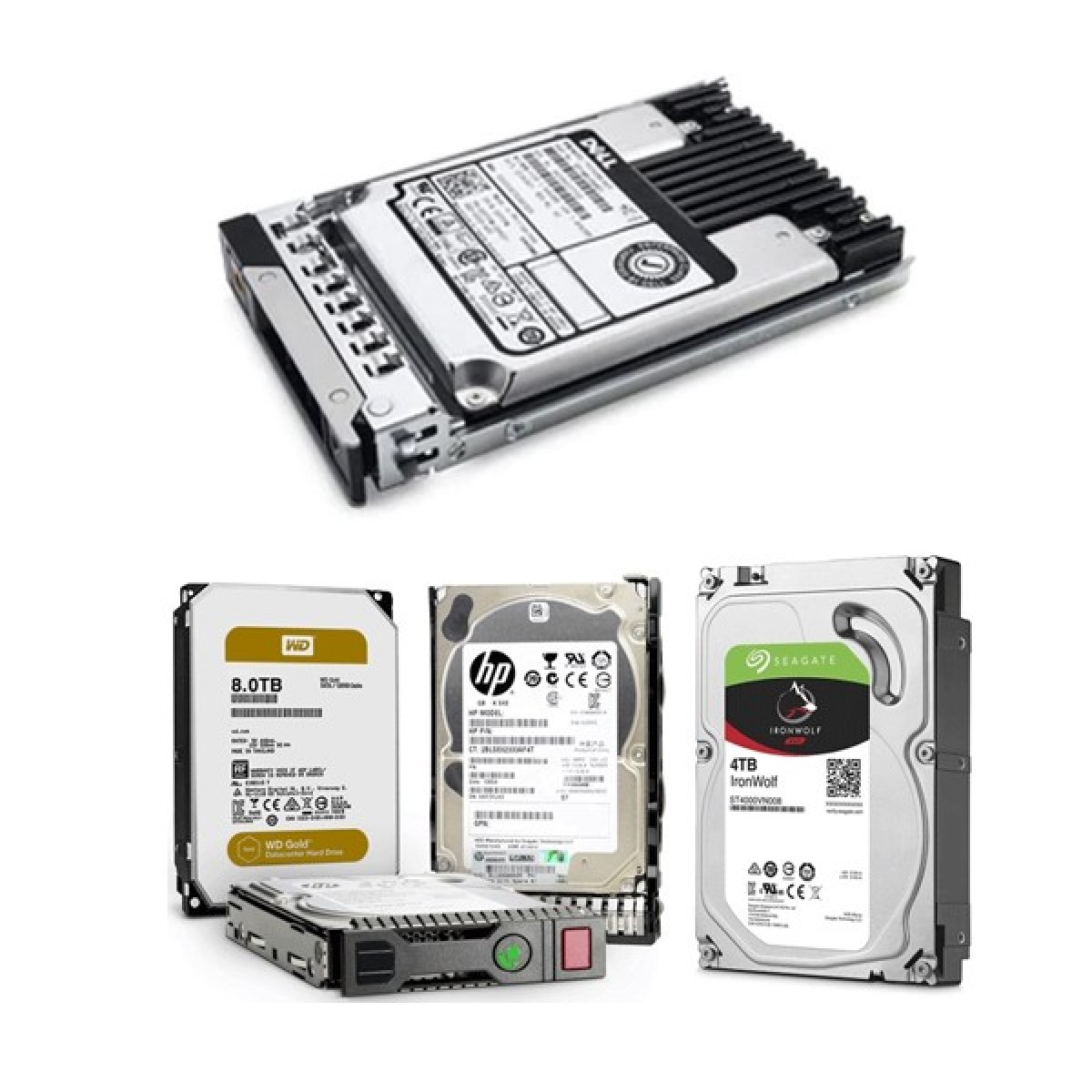 HDD и SSD для серверов
