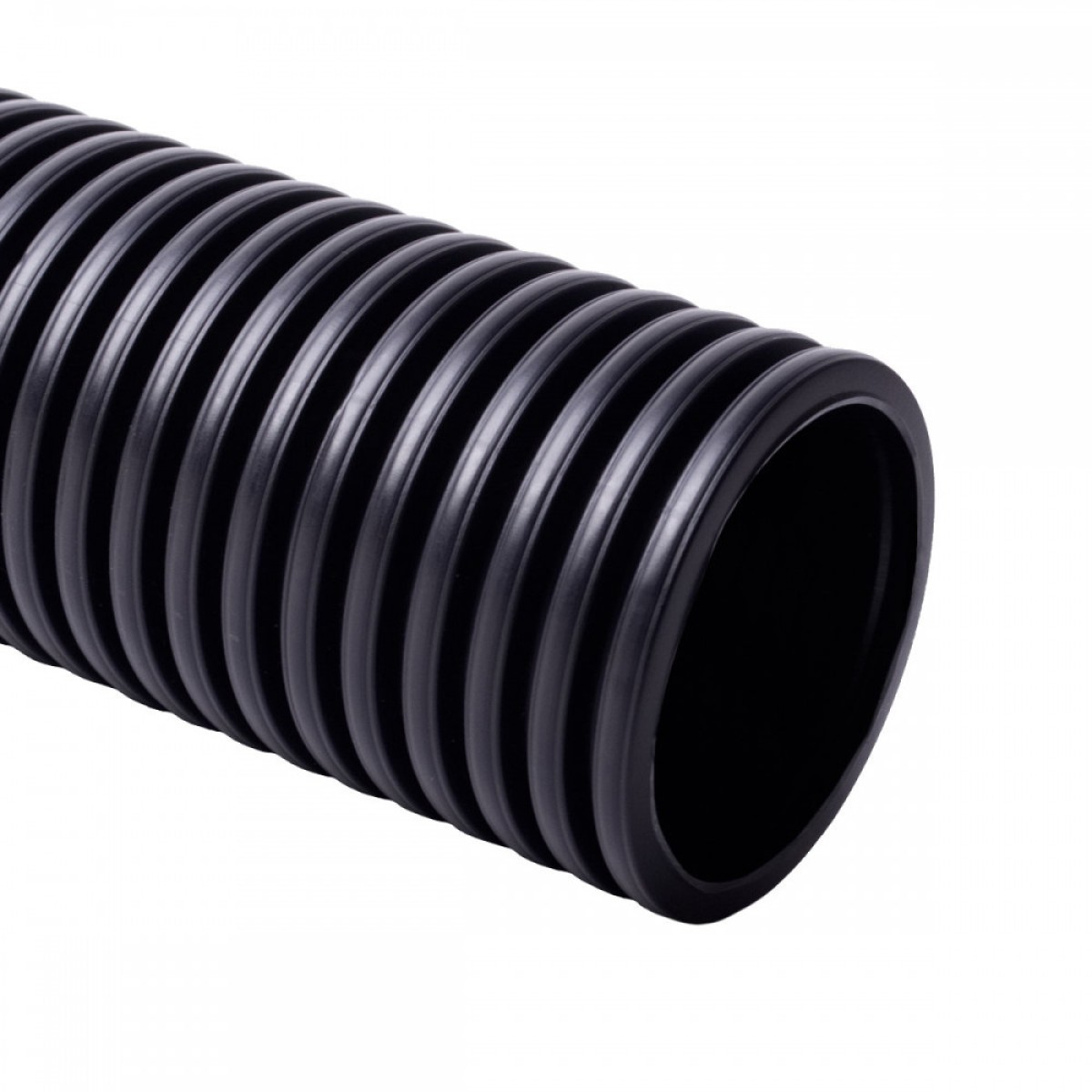 Гофро-труба D40 мм, поліетилен HDPE, з протяжкою, 50 м, чорна, KOPOS (KF 09040_FA) 98_98.jpg - фото 3