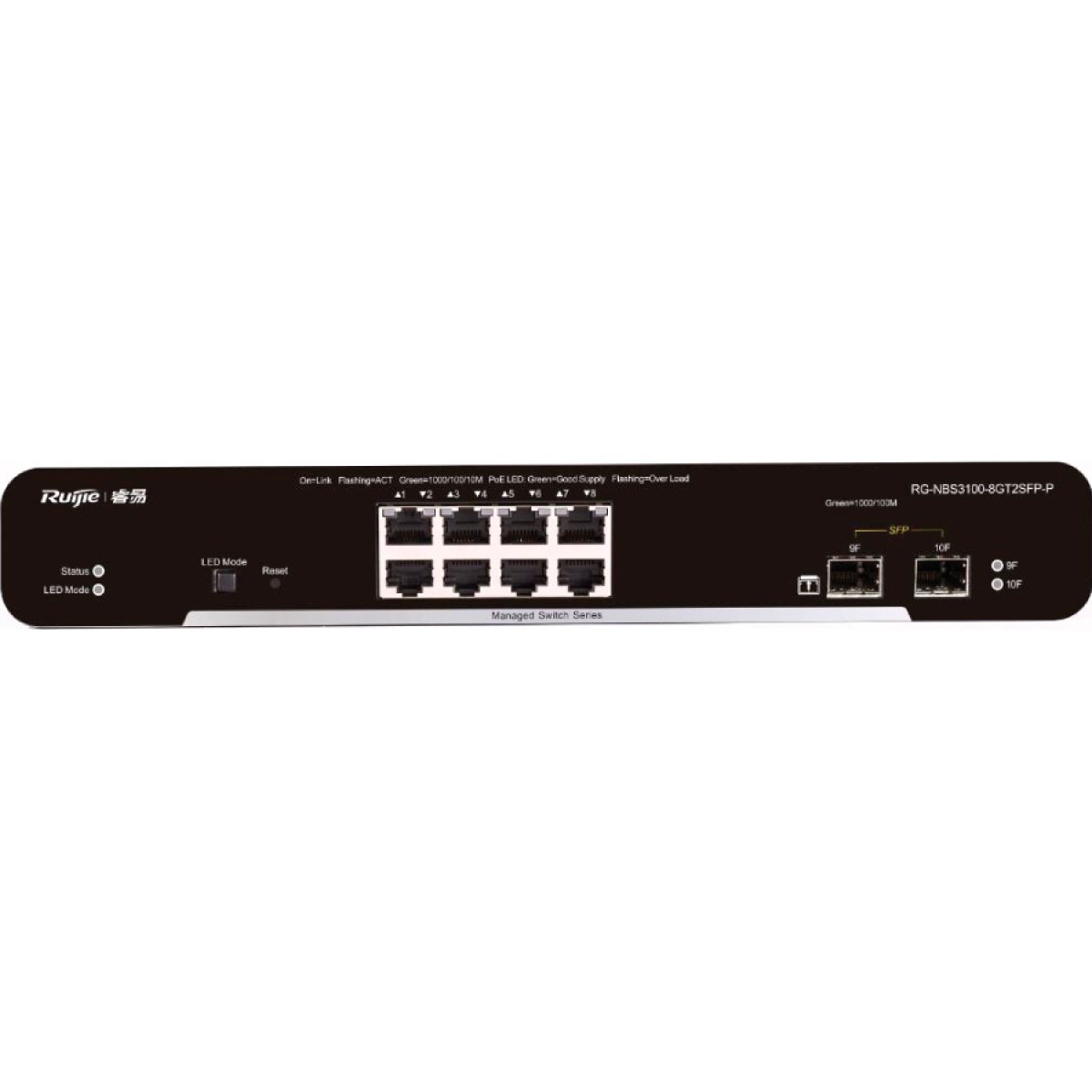 Комутатор Ruijie RG-NBS3100-8GT2SFP-P 98_98.jpg - фото 2