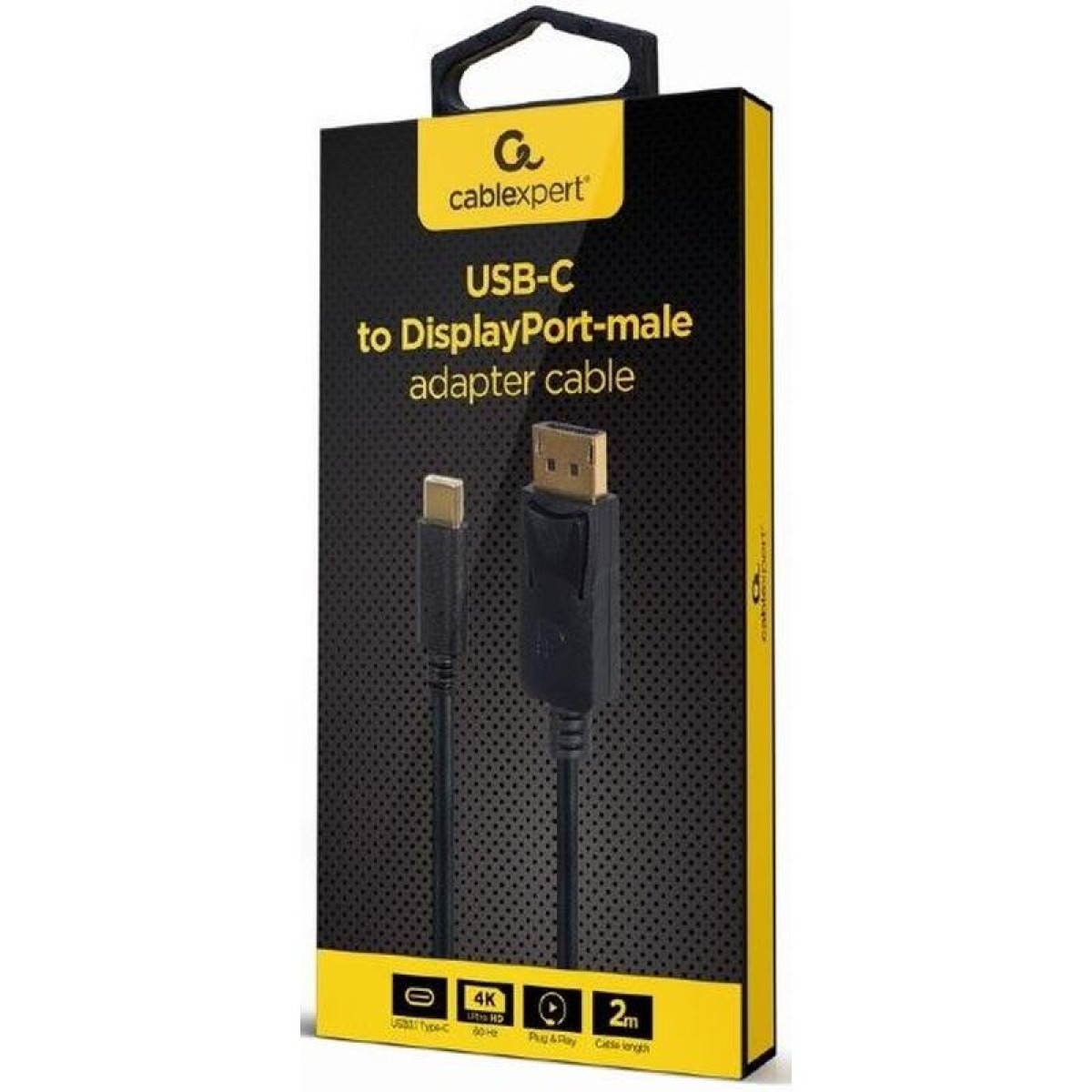 Кабель USB-C на DisplayPort 2м (A-CM-DPM-01) 98_98.jpg - фото 2