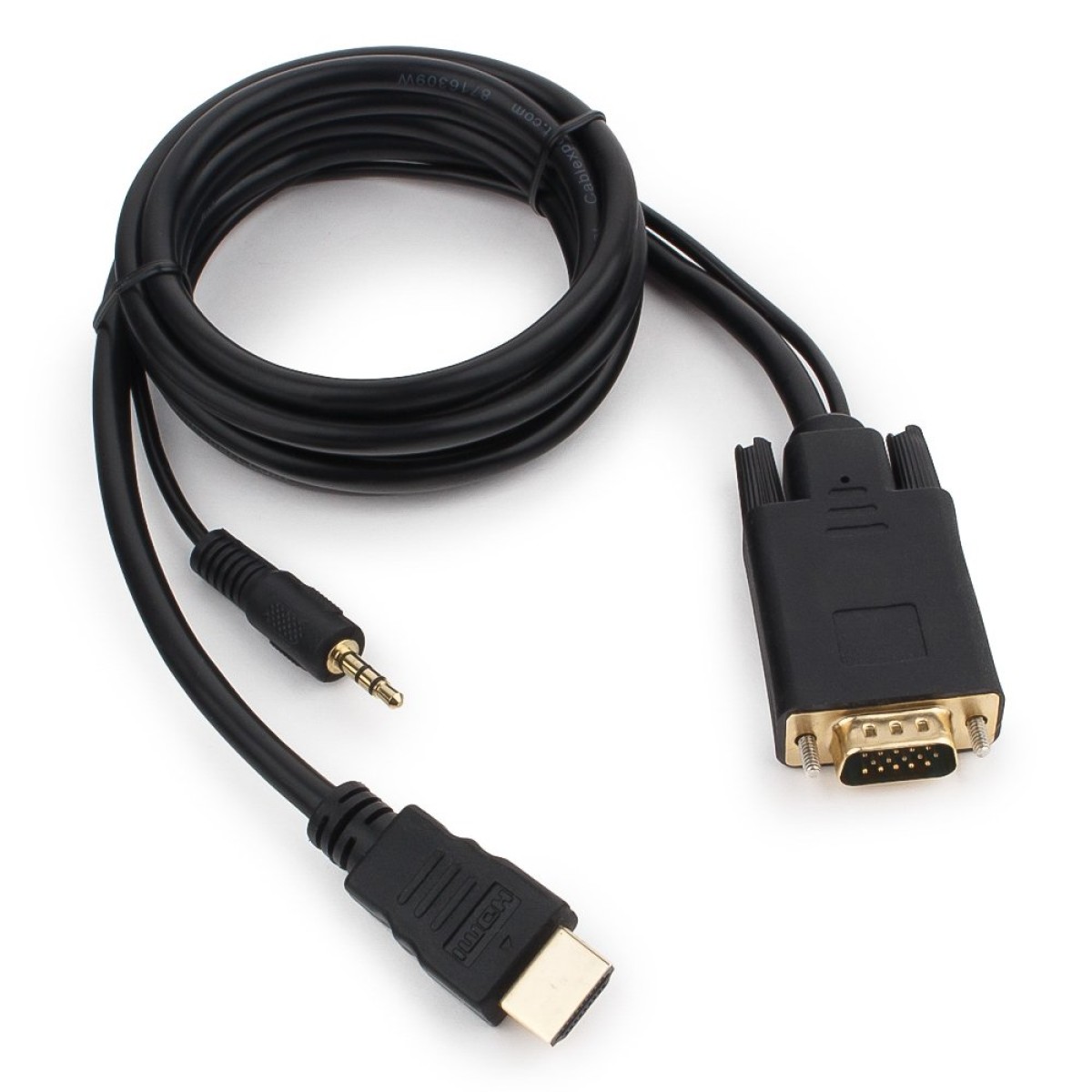 Кабель HDMI-VGA та стерео-аудіо 1.8м (A-HDMI-VGA-03-6) 256_256.jpg