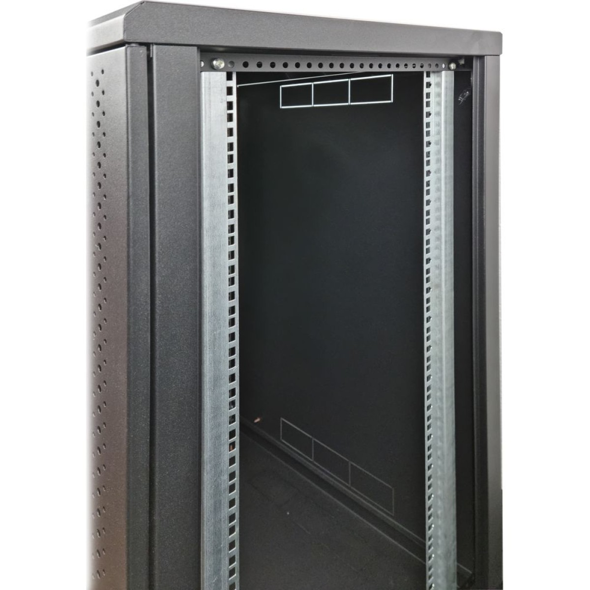 Серверный шкаф 18U, EServer 600х600х907 (Ш*Г*В), стекло, черный (ES-Е1860B) 98_98.jpg - фото 5