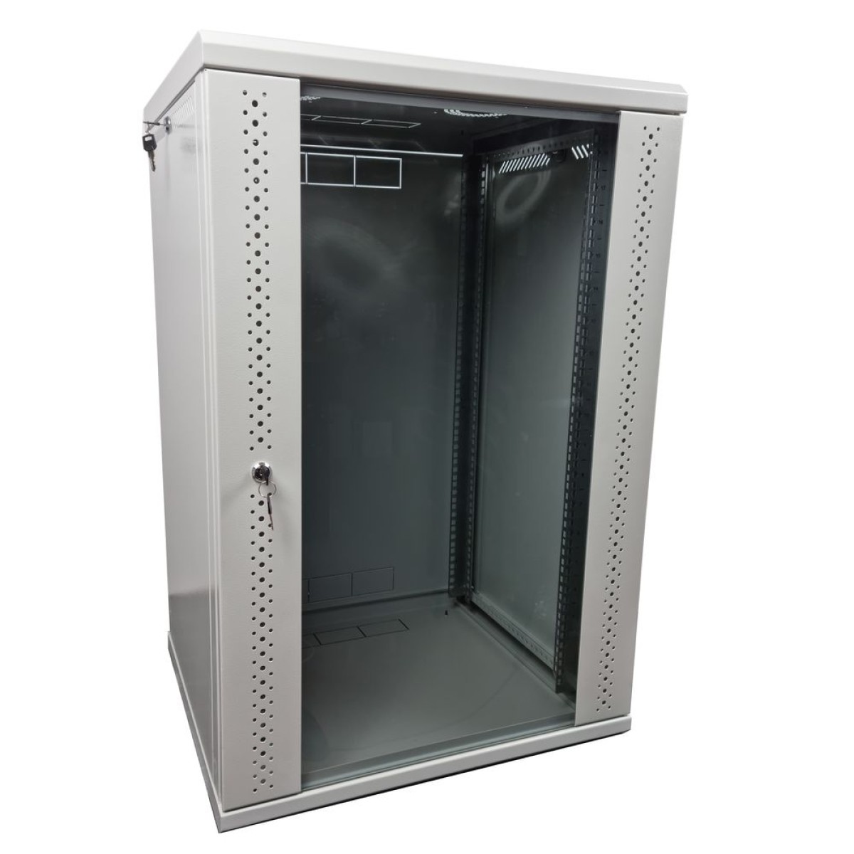 Серверный шкаф 18U, EServer 600х500х907 стекло, Серый (ES-Е1850G) 98_98.jpg - фото 2