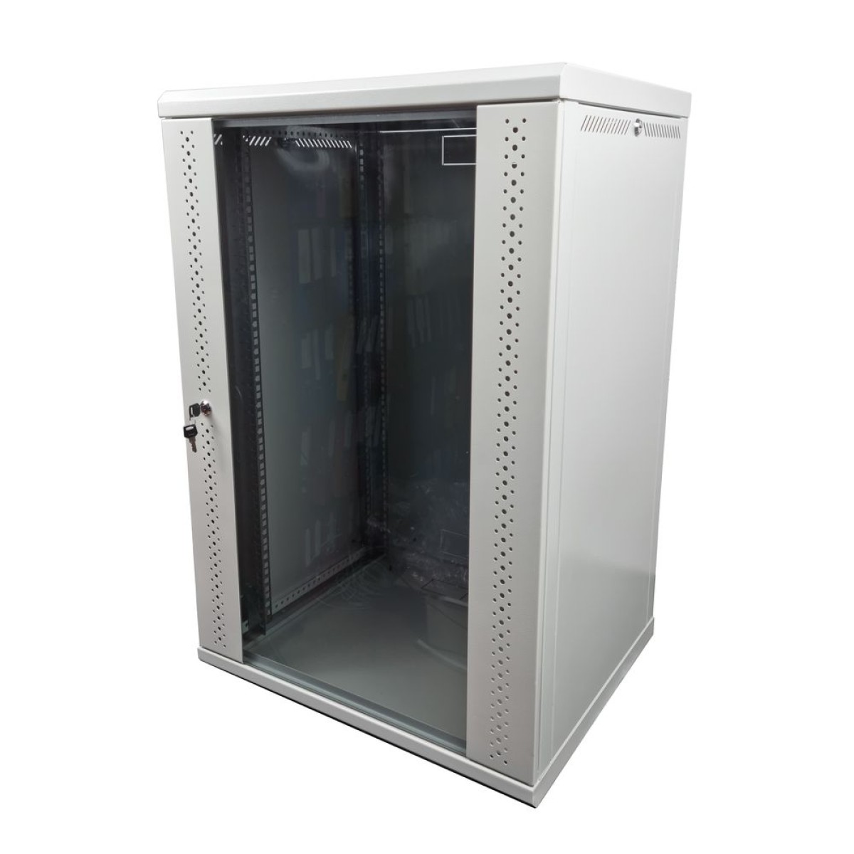 Серверный шкаф 18U, EServer 600х500х907 стекло, Серый (ES-Е1850G) 98_98.jpg - фото 3