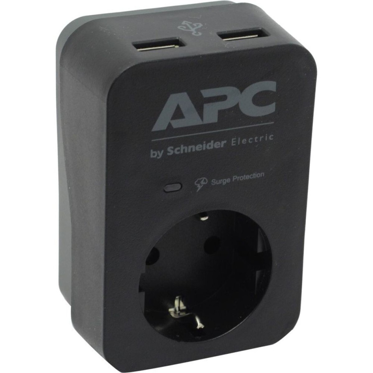 Мережевий фільтр APC 1 розетка, 2 USB порти, чорний (PME1WU2B-RS) 98_98.jpg - фото 2