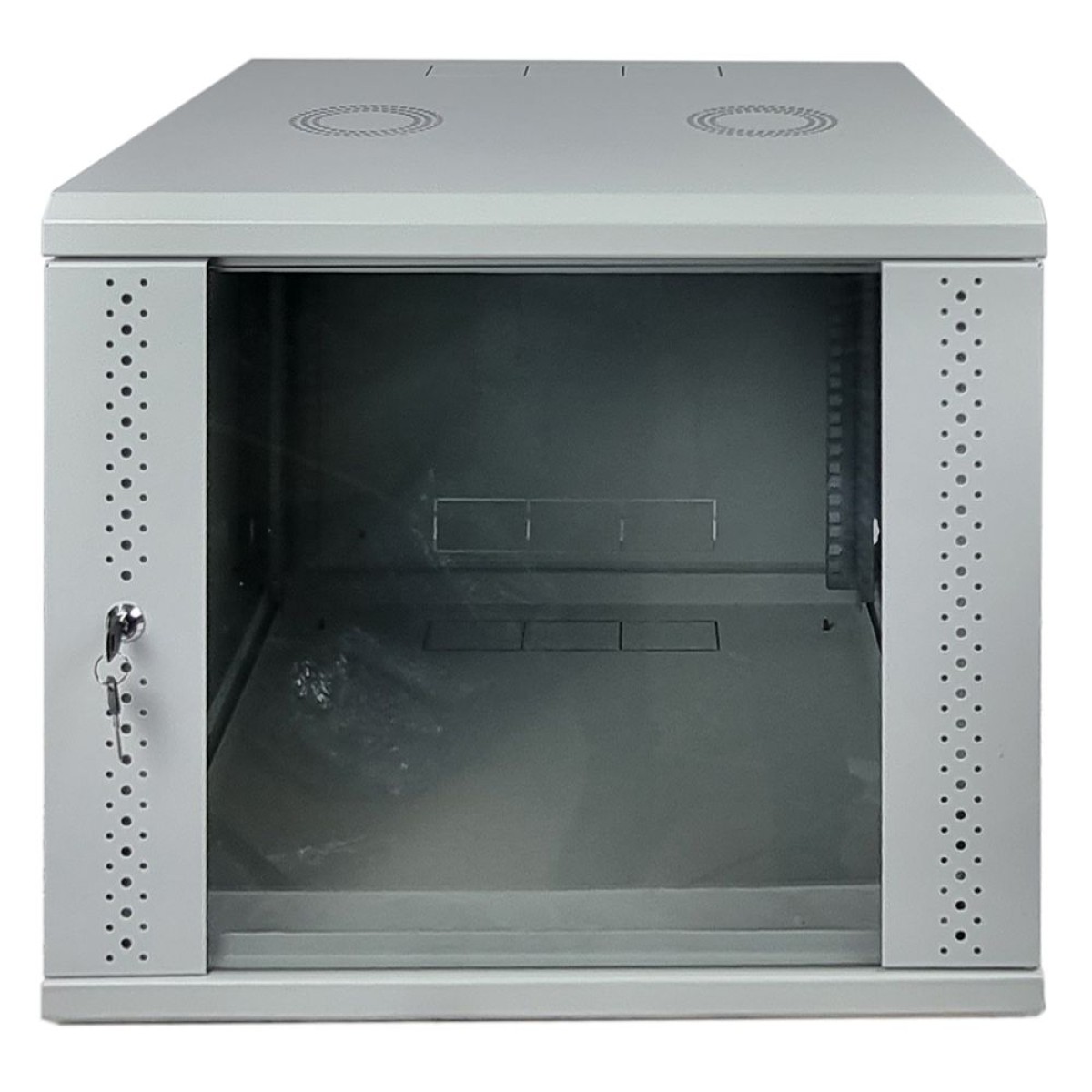 Серверный шкаф 9U, EServer 600х350х503 (Ш*Г*В), стекло, серый 98_98.jpg - фото 1