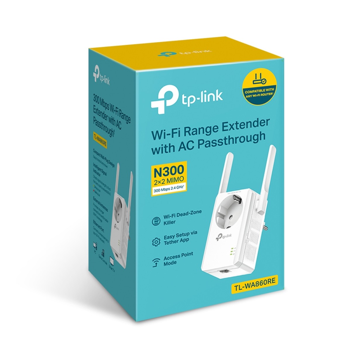 Підсилювач Wi-Fi сигналу TP-Link TL-WA860RE 98_98.jpg - фото 5