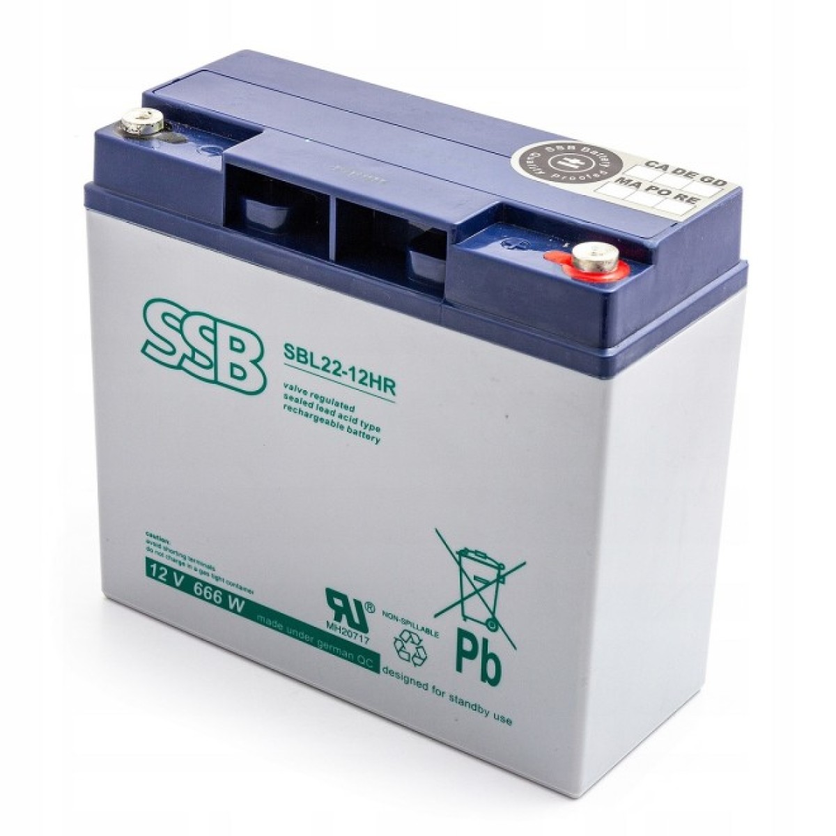 AGM свинцово-кислотный аккумулятор SSB SBL 22-12HR(12V 22Ah) 256_256.jpg