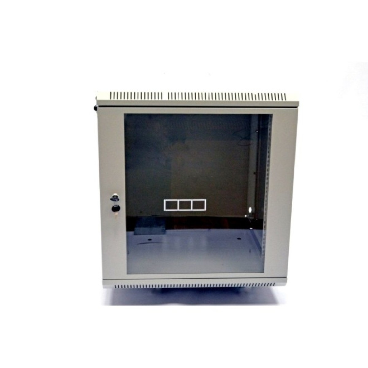 Шкаф 12U, 600х600х640 мм (Ш*Г*В), акриловое стекло, серый (UA-MGSWA126G) 98_98.jpg - фото 3