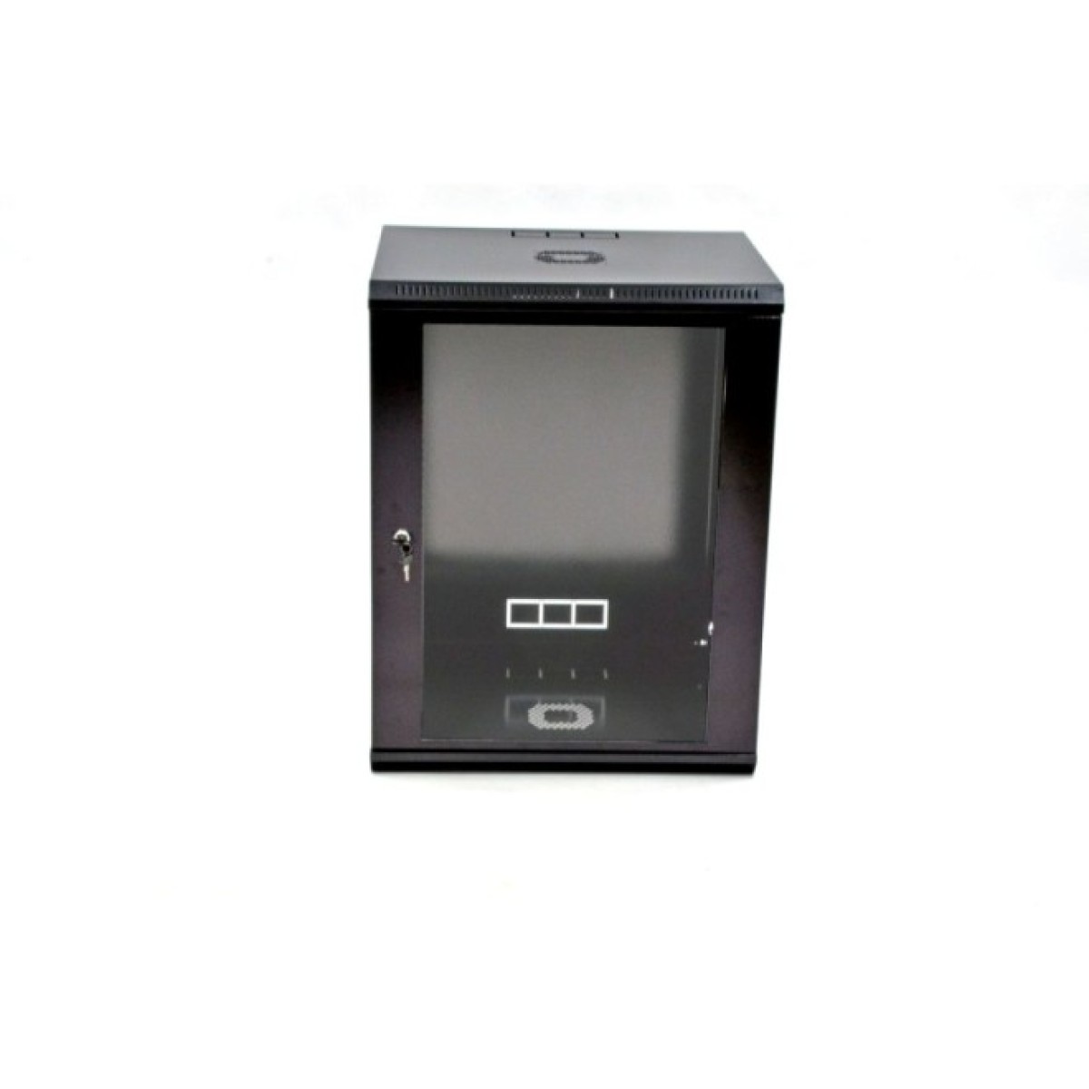 Шкаф 15U, 600х600х773 мм (Ш*Г*В), эконом, акриловое стекло, черный (UA-MGSWL156B) 98_98.jpg - фото 6