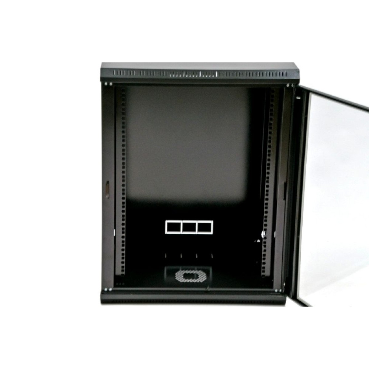 Шкаф 15U, 600х600х773 мм (Ш*Г*В), эконом, акриловое стекло, черный (UA-MGSWL156B) 98_98.jpg - фото 7