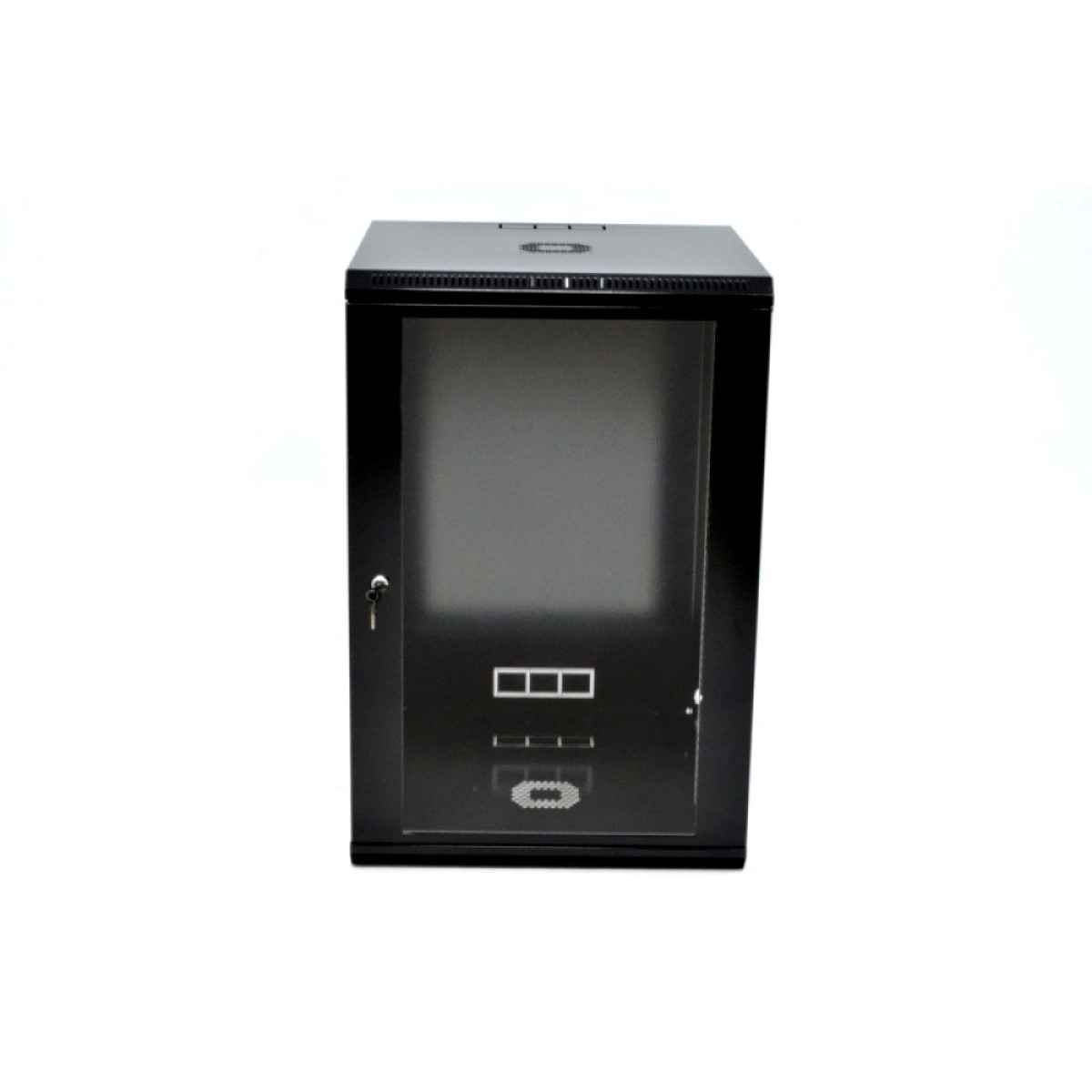 Шкаф 18U, 600х600х907 мм (Ш*Г*В), эконом, акриловое стекло, черный (UA-MGSWL186B) 98_98.jpg - фото 3