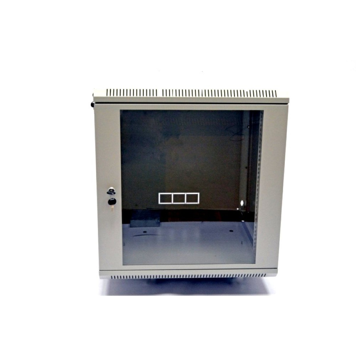 Шкаф 19", 18U, 600х600х907мм (Ш*Г*В), акриловое стекло, серый (UA-MGSWA186G) 98_98.jpg - фото 3