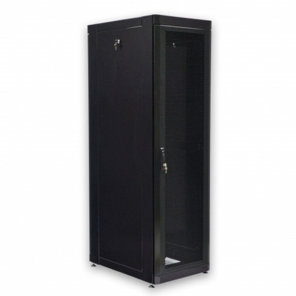 Шкаф 19" 45U, 610х865 мм (Ш*Г), черный, перфорированные двери (66%) (UA-MGSE4568MPB) 256_256.jpg