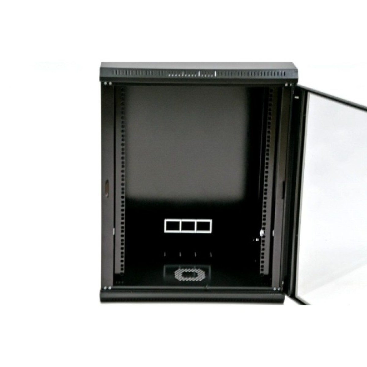 Шкаф 15U, 600х500х773 мм (Ш*Г*В), эконом, акриловое стекло, черный (UA-MGSWL155B) 98_98.jpg - фото 7